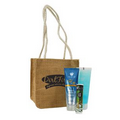 Small Jute Bag with Pro Spa Towel Included